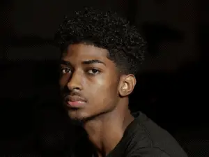 young black man