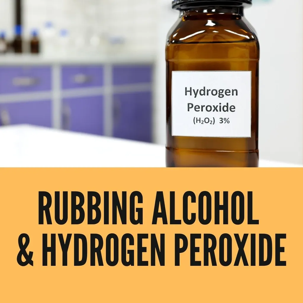 Hydrogen Peroxide and Beard Shampoo Mix