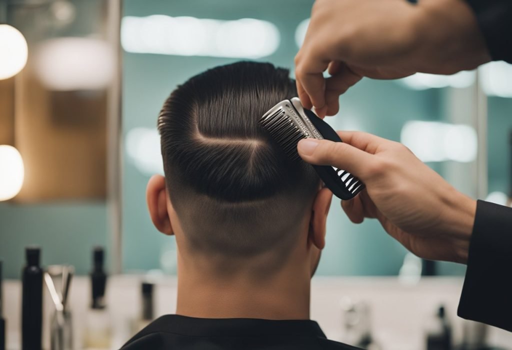 barber styling customer's hair - featured image