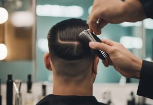 barber styling customer's hair - featured image